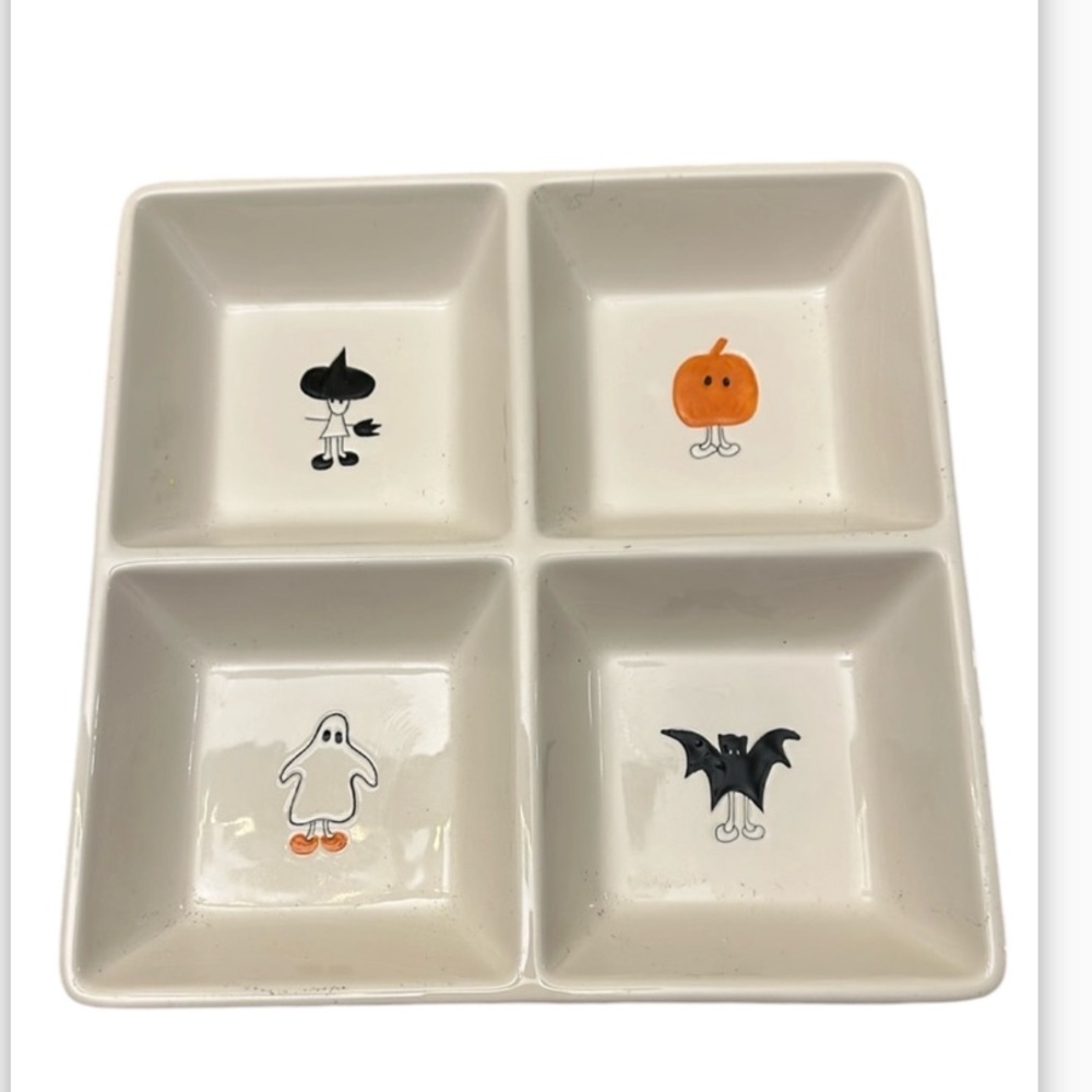BIA halloween 4-section candy tray and stainless steel flask